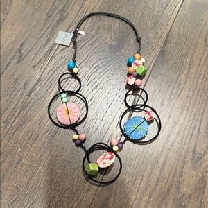 Artistic Multicolor Statement Necklace